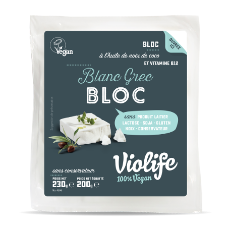 Végami vous propose : Violife blanc grec en bloc 200g