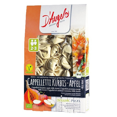 Un Monde Vegan vous propose : Cappelletti pomme potimarron 250g - bio