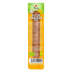 Un Monde Vegan vous propose : Sucuk snacker vegan 30g - bio