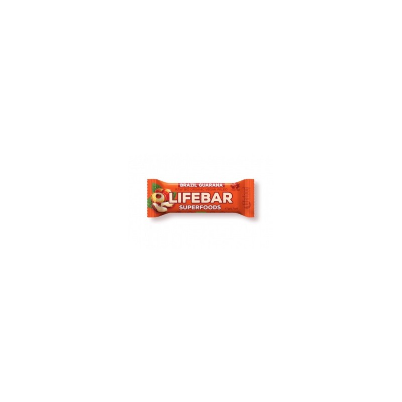 Un Monde Vegan vous propose : Lifebar + noix du brésil et guarana 47g - bio