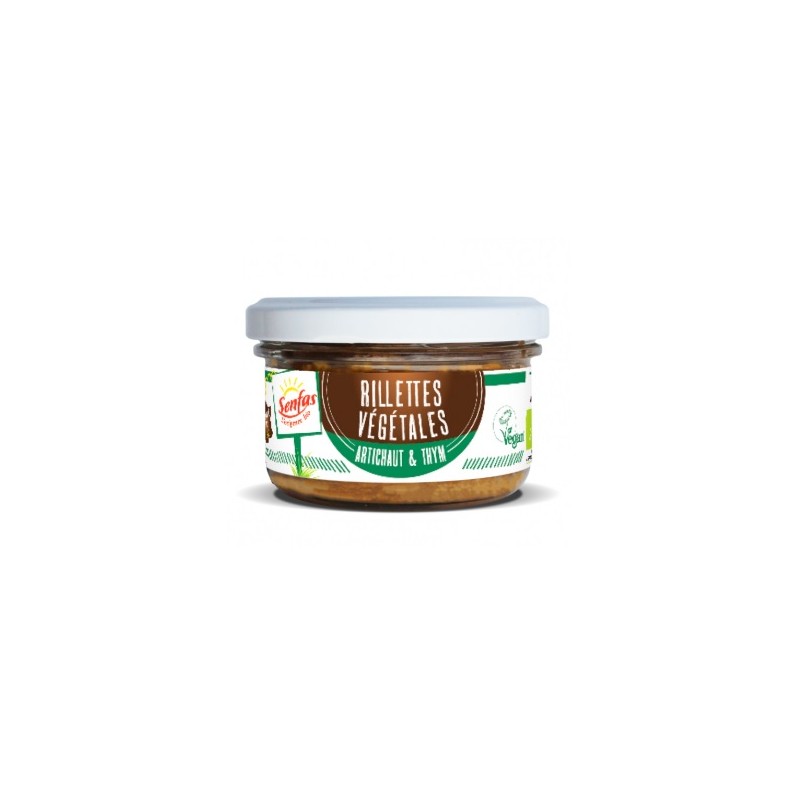 Un Monde vegan vous propose : Rillettes artichaut thym 90g - bio