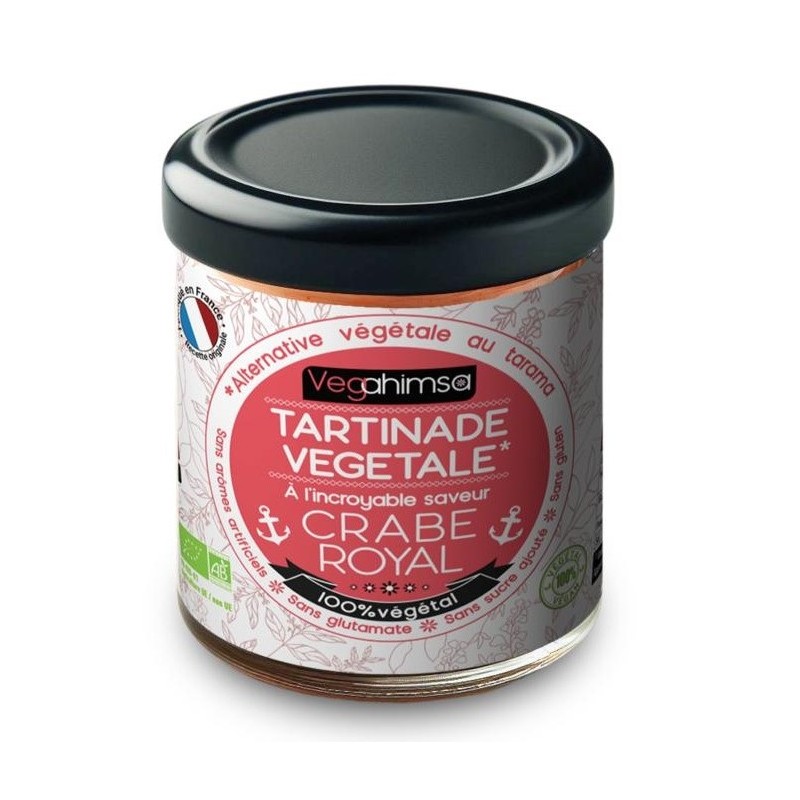 Un Monde Vegan vous propose : Tartinade houmous saveur crabe royale 140g - bio