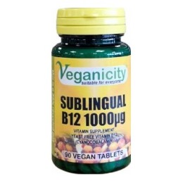 Un Monde Vegan : Vitamine b12 - 1000µg (sublingual)