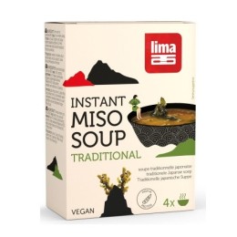 Un Monde Vegan vous propose : Instant miso soup 4x10g - bio