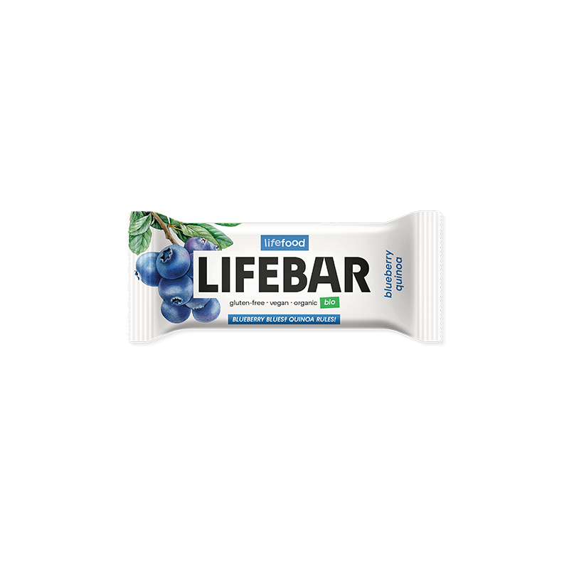 Un monde vegan vous propose : Lifebar myrtille quinoa 40g - bio