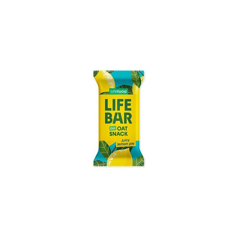 Un Monde Vegan vous propose : Lifebar avoine citron 40g - bio