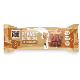 Un Monde Vegan vous propose : Cups chocolat beurre de cacahuète salted caramel 39g - bio