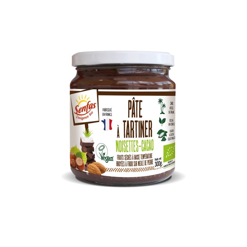 Un Monde Vegan vous propose : Délice de chocolat noisettes amandes 300g - bio