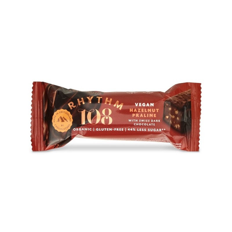 Un Monde Vegan vous propose : Barre chocolat praliné noisette 33g - bio