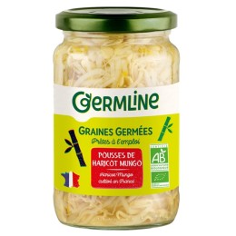 Un monde Vegan vous propose : Germes de haricot mungo en bocal 175g - bio