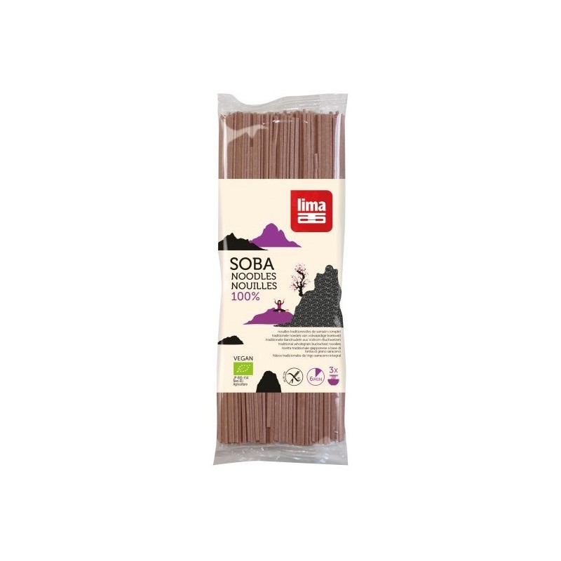 Un monde vegan vous propose : Soba 100% sarrasin 200g - bio